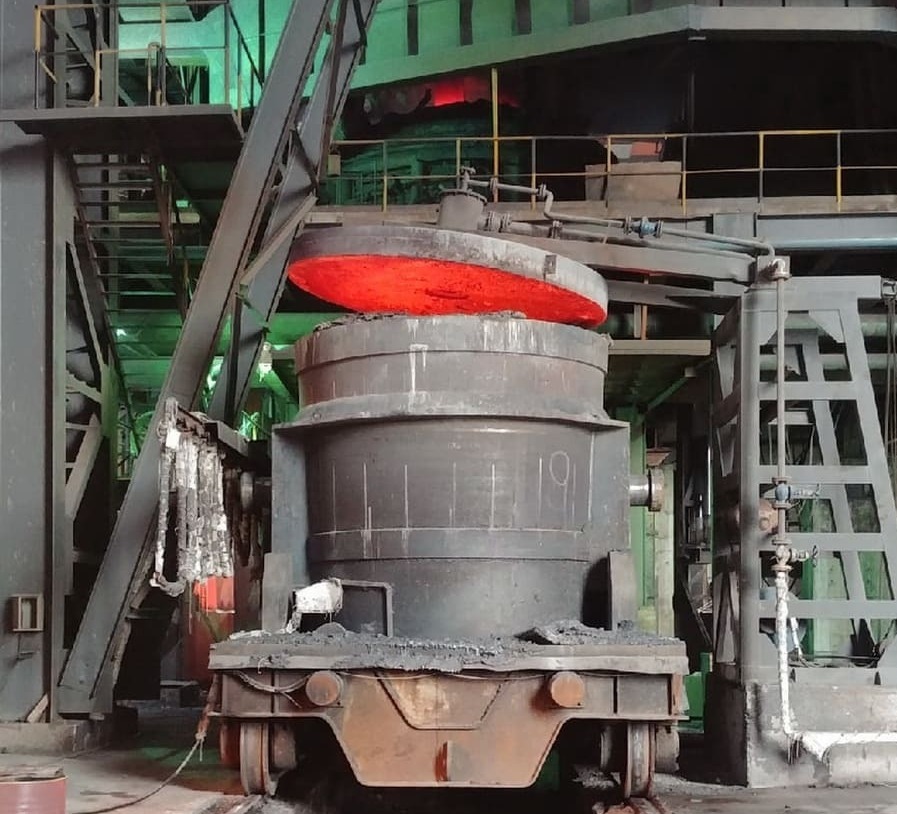 Stand-heating-drying-foundry-ladle